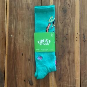 NWT - Lucky Chuck Green Men's Socks